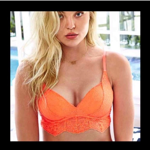 PINK Victoria's Secret Bralette Bra M Padded NWT - Picture 4 of 4